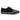 Spitz zulaufende Creeper Sneaker, schwarz-weiße Wildleder-Plateauschuhe