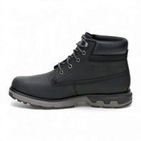 Pursue – Schwarze Herren-Arbeitsstiefel aus Leder, knöchelhoch.