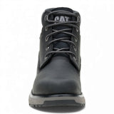 Pursue – Schwarze Herren-Arbeitsstiefel aus Leder, knöchelhoch.