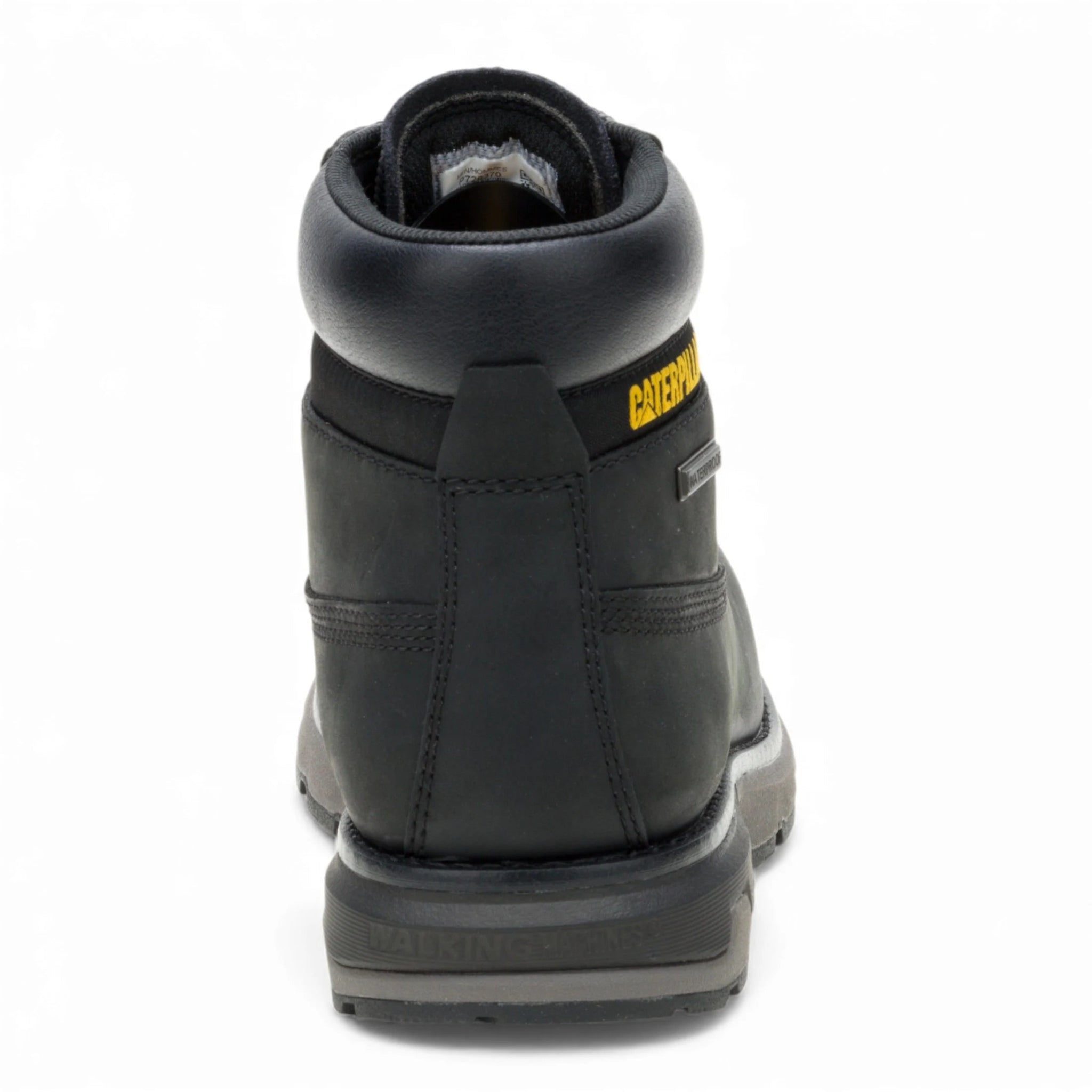 Pursue – Schwarze Herren-Arbeitsstiefel aus Leder, knöchelhoch.