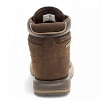 Pursue – Dunkelbraune Herren-Arbeitsstiefel aus Leder, knöchelhoch.