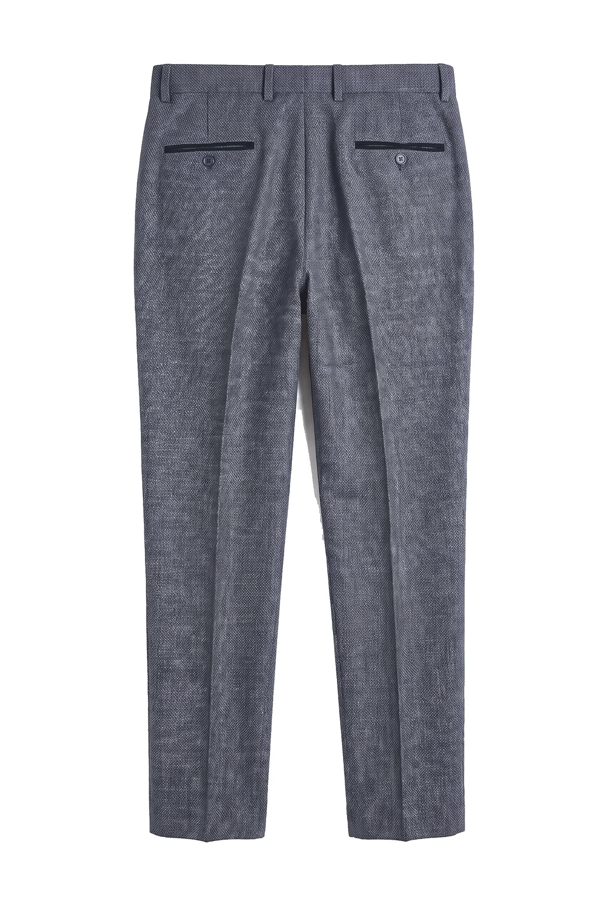 Ralph - Marineblaue Tweedhose für Herren