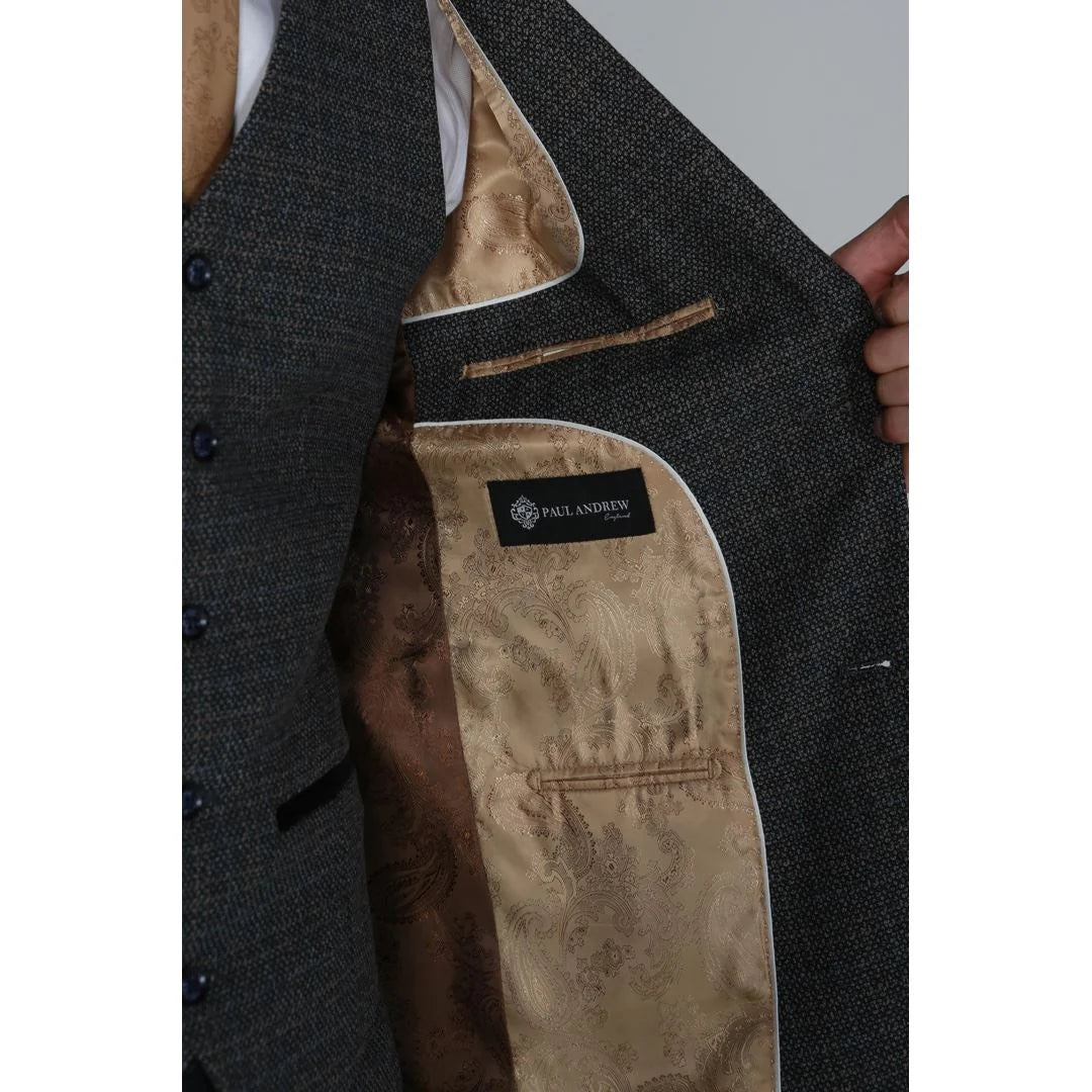 Ralph - Men's Navy Tweed Blazer