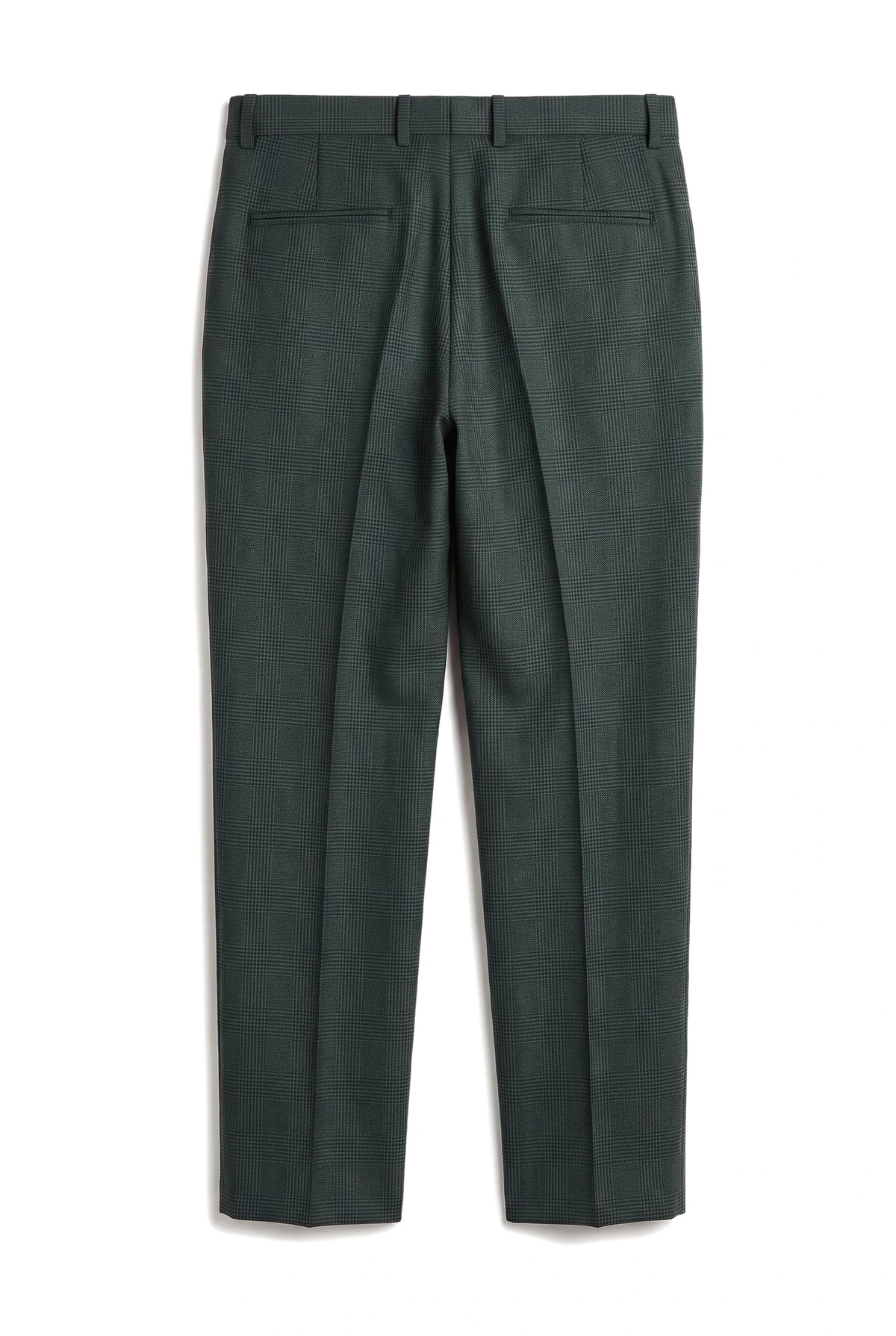 Regent - Grüne karierte Herrenhose