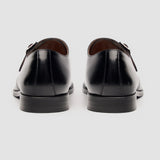 Romero - Schwarze Herren-Monk-Strap-Schuhe, poliert