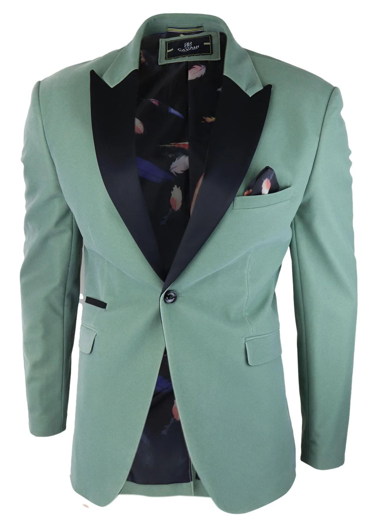 Mens Velvet Blazer Tuxedo Jacket Black Satin Lapel Pastel Blue Pink Green