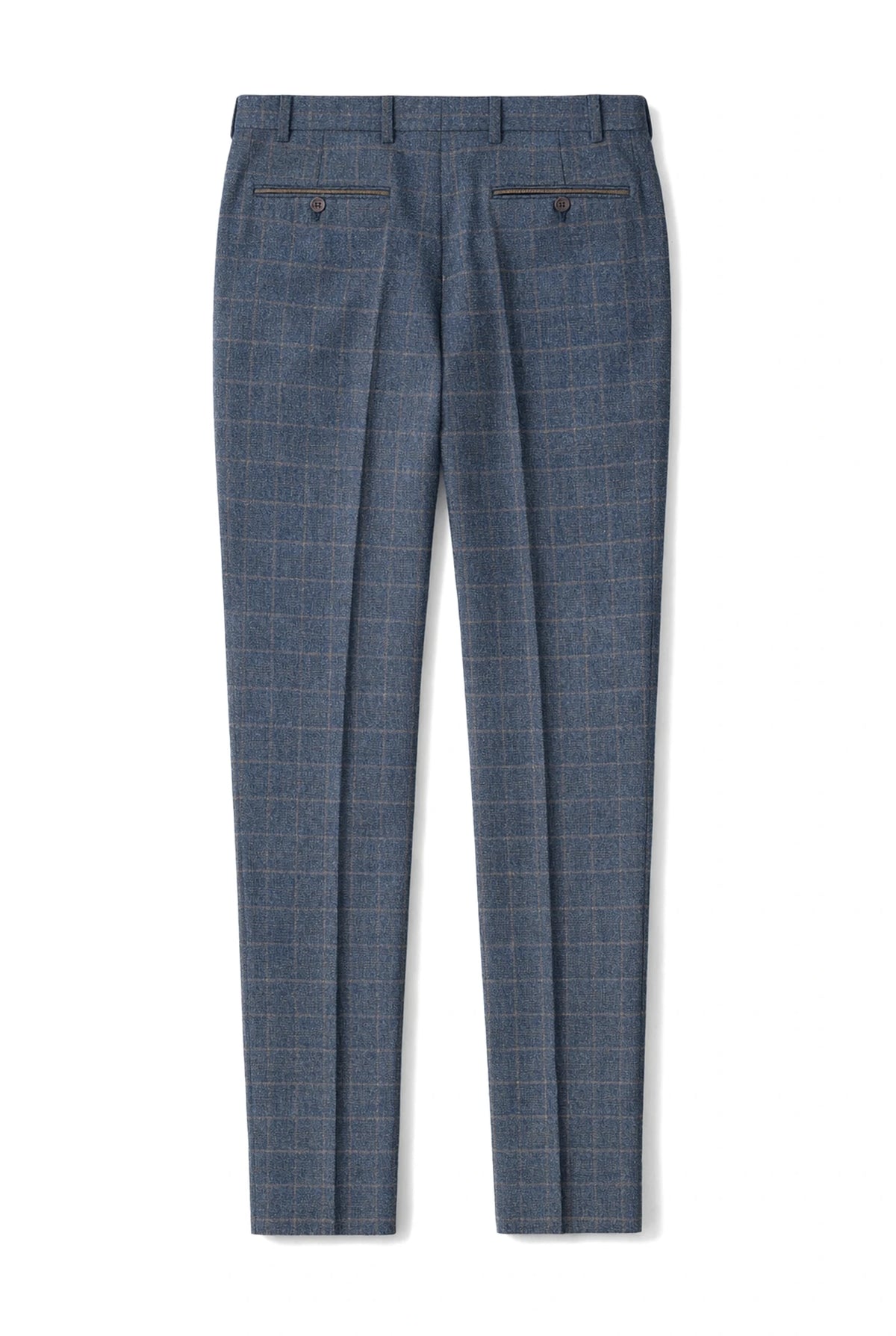 Scott - Blaue Tweed-Hose mit Karomuster für Herren1 Bewertung