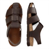 Stanley C1 – Wasserdichte Herren-Sandalen aus rindenbraunem Leder