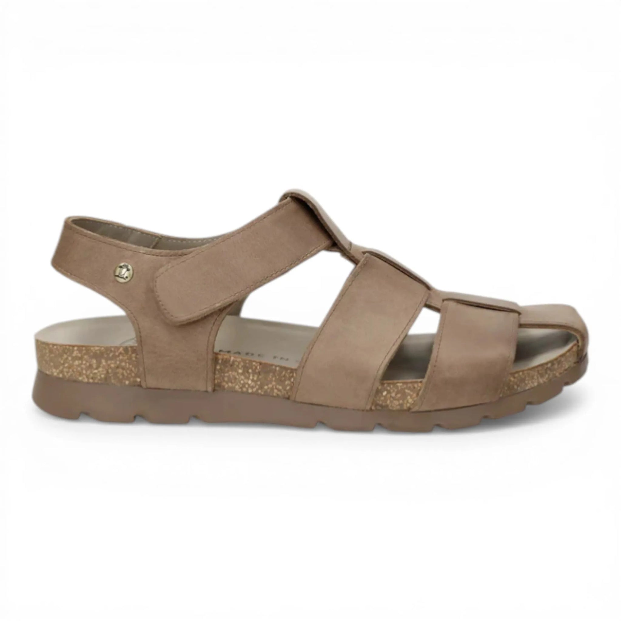Stanley C8 – Wasserdichte Herren-Sandalen aus taupefarbenem Leder