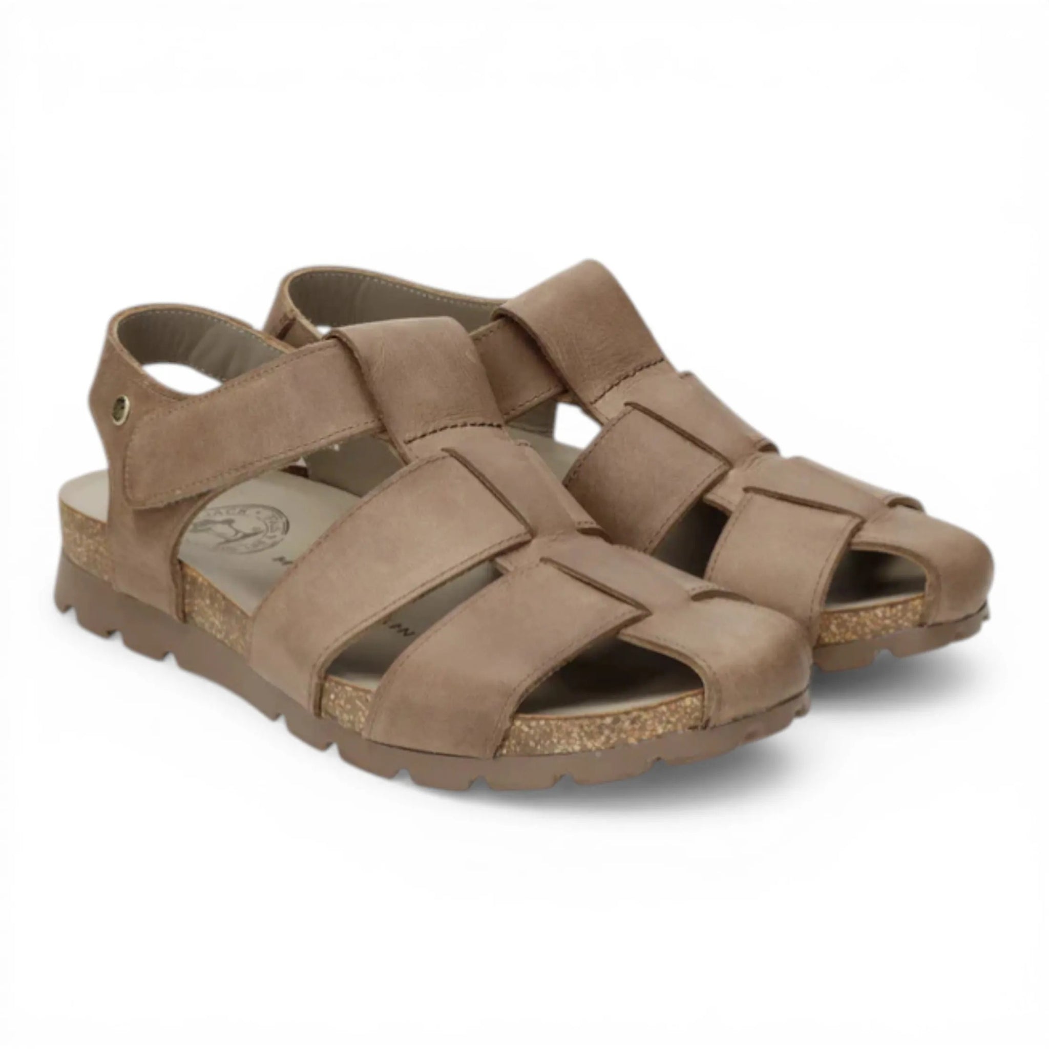Stanley C8 – Wasserdichte Herren-Sandalen aus taupefarbenem Leder