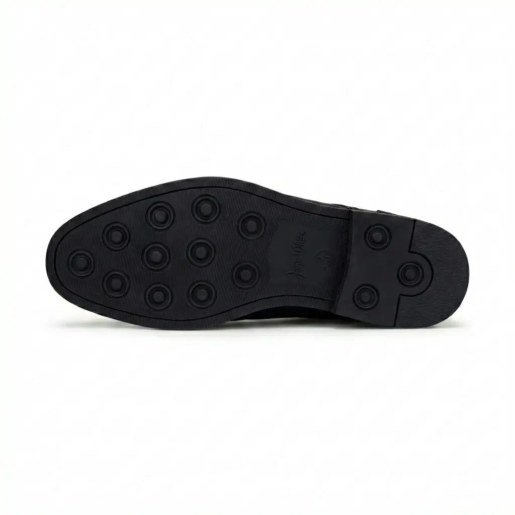 Stokes - Braune Herren-Brogue-Schnürschuhe aus Leder mit Flügelkappe