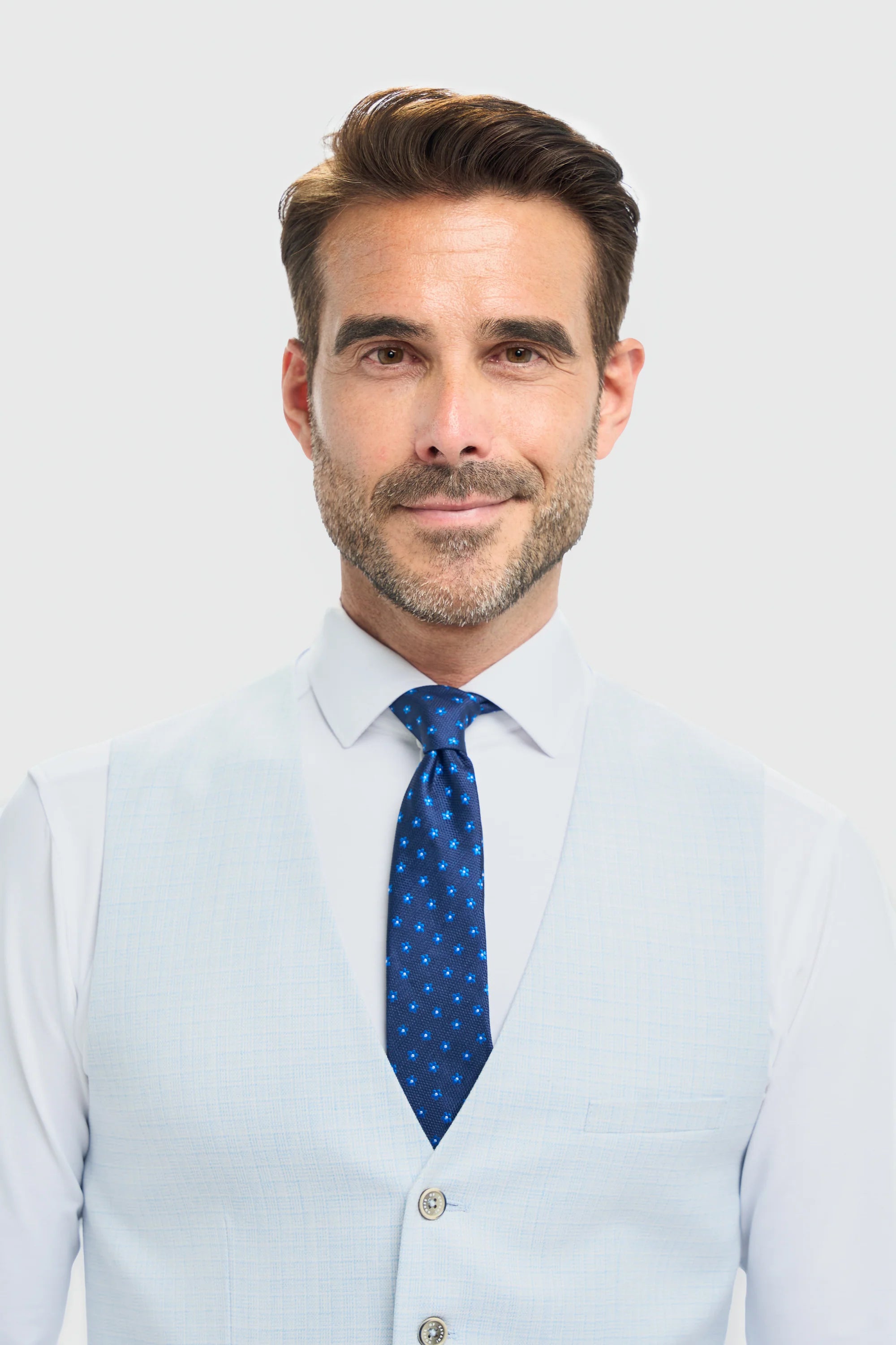 Tropez - Herrenweste in Himmelblau