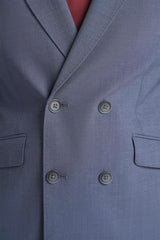 Victorious - Men's Grey 2 Piece Double Breasted Suit