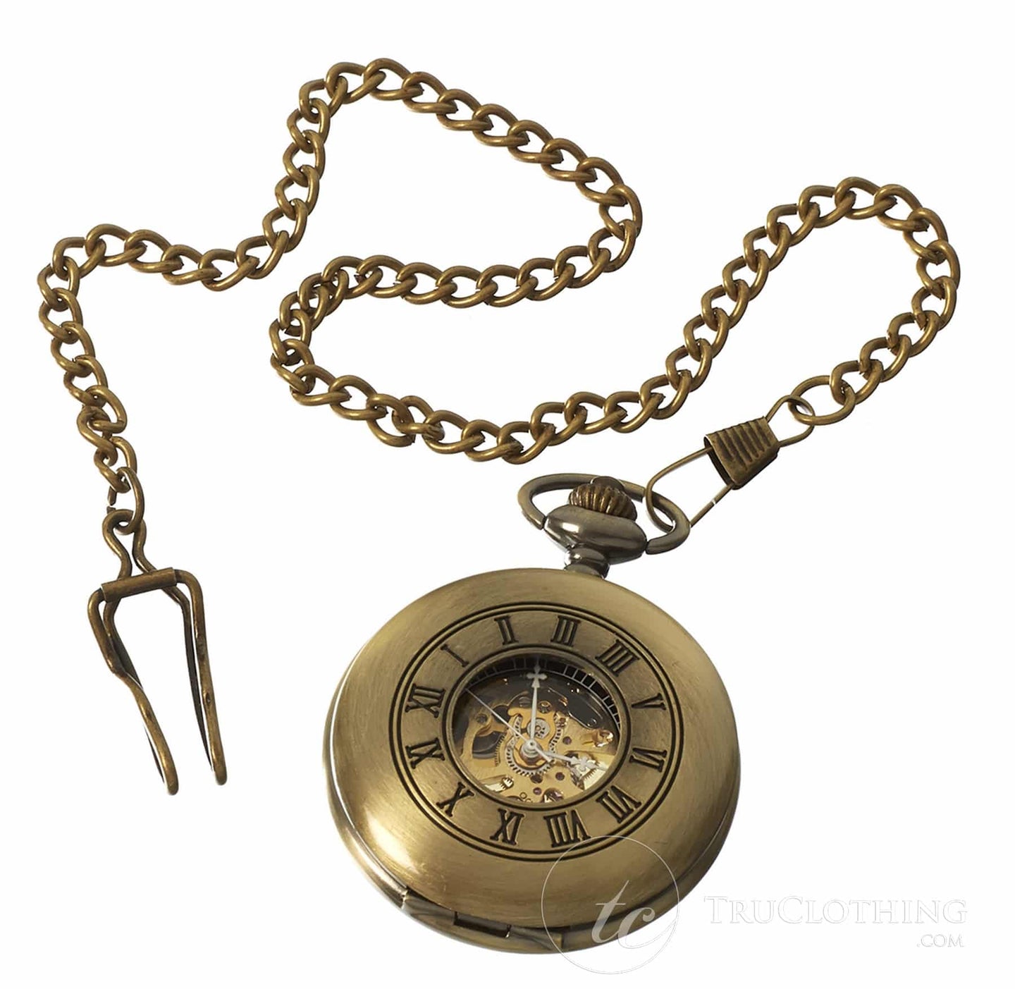 Automatic Mechanical Vintage Pocket Watch-Gold