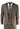 Mens 3 Piece Brown Tailored Fit Suit