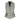 Gray vest with black accents on a white background